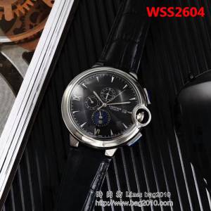 CARTIER卡地亞 高級定制 防水男士腕表 WSS2604