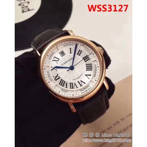 CARTIER卡地亞 倫敦系列 全新西鐵城機械男表 WSS3127