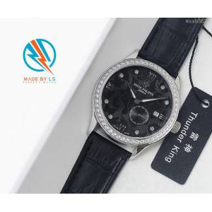 百達翡麗PATEK PHILPPE LS精品 新款 進口全自動機械機芯 316精鋼表殼 小牛皮錶帶 高端情侶對表  wssb3623