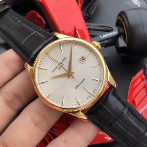 百達翡麗PATEK PHILPPE F1精品推薦 經典系列 進口機械機芯 藍寶石玻璃 小牛皮錶帶 深度防水 經典百搭 男士腕表  wssb3933