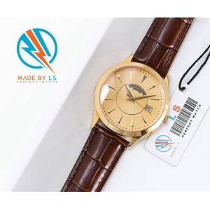 百達翡麗PATEK PHILPPE LS精品 經典款 原裝進口9015機芯 藍寶石鏡面 超薄 男士腕表  wssb4612