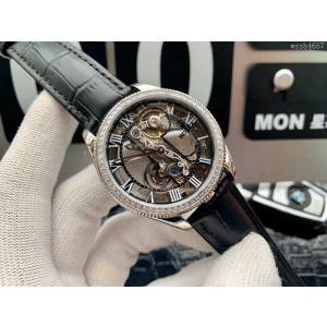 ROLEX勞力士 尊貴紳士 兩針鏤空 316精鋼針扣 自動機械 潮男腕表  wssb4657