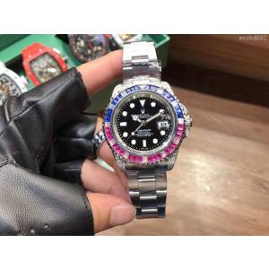 ROLEX勞力士 水鬼系列 全自動機械機芯 鍍膜玻璃 三珠鋼帶保險扣 男士腕表  wssb4692