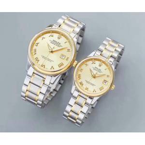ROLEX勞力士 新品上市 2019新款 勞力士情侶腕表 簡約時尚大方 深度防水  wssb4870