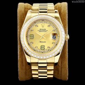 ROLEX勞力士 最新日誌款 複刻正品 鑽石刻度錶盤 高端系列 男士腕表 超強防水  wssb5050