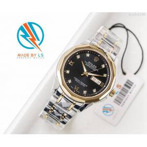 ROLEX勞力士 新款鎢鋼 Rolex情侶款 2019夏季熱浪勁推 進口雙曆機芯 高檔情侶表  wssb5196