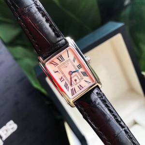 浪琴手錶 LONGINES浪琴表黛綽維納鱷魚皮系列石英女士腕表  gjs1819