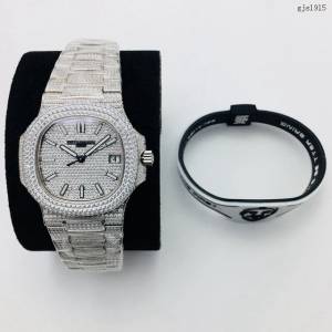 百達翡麗高端複刻男士腕表 PATEK PHILIPPE施華洛世奇美鑽男士腕表  gjs1915
