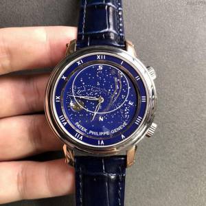 PATEK PHILIPPE手錶 星空5102天月款日內瓦蒼穹系列 百達翡麗機械表 百達翡麗高端男表  hds1099