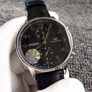 IWC手錶 V4版 IWC萬國葡萄牙系列 自動機械計時跑秒腕表3714 IW371445 萬國男表 萬國高端機械男士腕表  hds1157