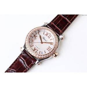 Chopard手錶 HAPPY DIAMONDS系列 274808-5001 全自動機械男士腕表 蕭邦高端男表  hds1200
