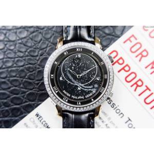 PATEK PHILIPPE手錶 5102天月款日內瓦蒼穹系列 百達翡麗星象功能男表 百達翡麗高端機械男士腕表  hds1268