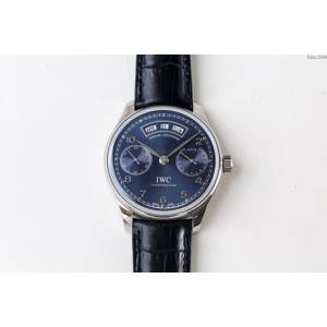 IWC手錶 V2升級版 萬國lW52850 萬國IWC葡萄牙萬年曆腕表系列 萬國表高端男士全自動機械表  hds1349