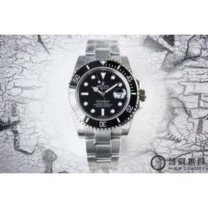 勞力士手錶 Rolex潛艇潛航者系列116610 綠水鬼綠鬼v8版 Rolex自動機械男表 冰藍色超亮夜光 超強防水  hds1382
