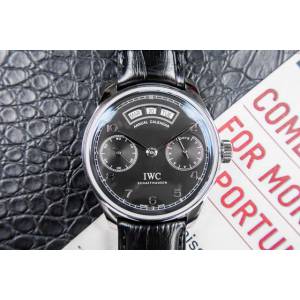 IWC手錶 V2升級版 萬國lW52850 葡萄牙萬年曆腕表系列 萬國表高端機械男表  hds1433