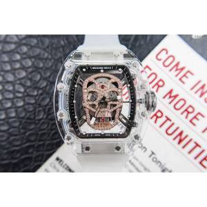 Richard Mille e理查徳米勒 RM052系列 最新鬼頭升級版 顱骨系列 原裝透明殼 理查徳米勒高端男士全自動機械腕表  hds1444