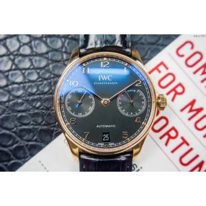 IWC手錶 萬國IWC葡萄牙系列 七日鏈 葡七 萬國自動機械表 萬國高端男士腕表  hds1557