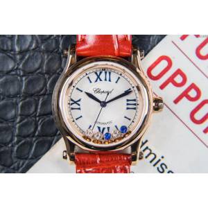 Chopard手錶 蕭邦Happy Sport腕表 五珠天然貝殼面 蕭邦自動機械女表 蕭邦高端女士腕表  hds1608
