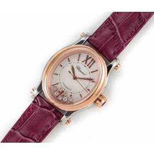 Chopard手錶 蕭邦快樂鑽系列橢圓型機械6T28新款 蕭邦時尚男士腕表 蕭邦全自動機械男表  hds1689