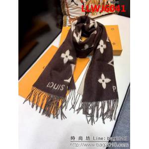 路易威登LV2018秋冬新款加厚羊絨圍巾 霍思燕款 688048 LLWJ6041