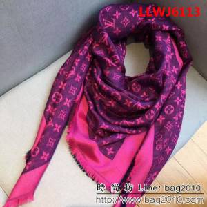 路易威登LV最經典款Louis Vuitton 暗紋提花圍巾 LLWJ6113