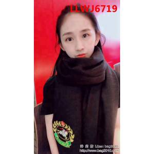 BURBERRY巴寶莉 2018年度最新力作極品 刺繡時尚圍巾 LLWJ6719