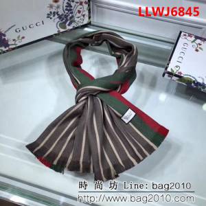 GUCCI古馳 2018海外專櫃最新款 經典百搭羊毛款圍巾 情侶款 LLWJ6845