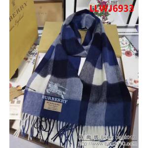 BURBERRY巴寶莉 2018官網最新款 情侶款 格紋羊絨圍巾 LLWJ6933