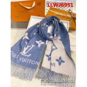 路易威登LV頂級原單 Louis VuittonREYKJAVIK羊絨圍巾/披肩 LLWJ6951