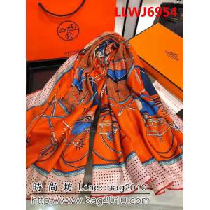 HERMES愛馬仕頂級原單專櫃最新款羊絨大方巾 H051 LLWJ6954