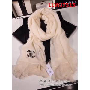 CHANEL香奈兒 2018秋冬最新款.高端羊絨圍巾 YSL8618 LLWJ7515