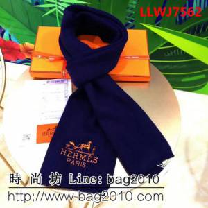 HERMES愛馬仕專櫃同步2018男士冬季兔絨圍巾 男女同款 LLWJ7562