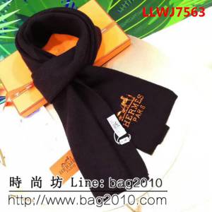 HERMES愛馬仕專櫃同步2018男士冬季兔絨圍巾 男女同款 LLWJ7563