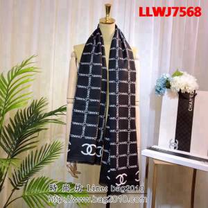 CHANEL香奈兒 2018年新品名媛氣質羊絨長圍巾 LLWJ7568