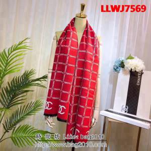 CHANEL香奈兒 2018年新品名媛氣質羊絨長圍巾 LLWJ7569