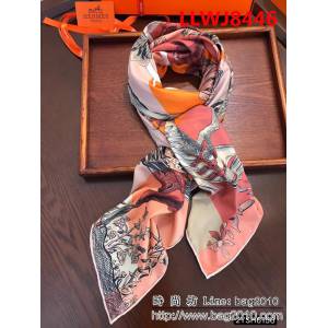 HERMES愛馬仕官網同步 爆新品斜紋真絲圍巾披肩 LLWJ8446