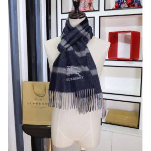 Burberry圍巾 2019官網最新款 男女通用情侶款 巴寶莉山羊絨長圍巾  llwj6503