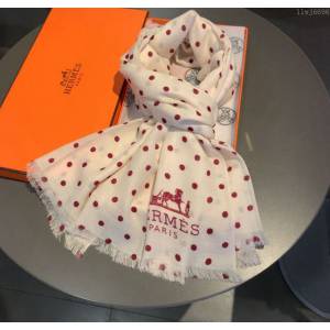 HERMES圍巾 熱賣新品 經典波點圖案 愛馬仕   llwj6696