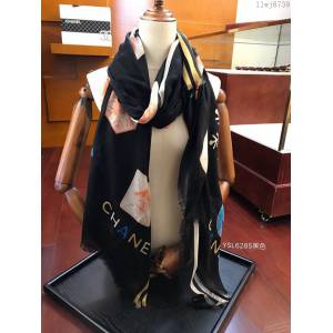 CHANEL圍巾 秋冬新款 高端經典牛貨 香奈兒水絨女圍巾  llwj6739