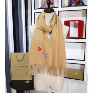Burberry圍巾 巴寶莉素色羊絨圍巾 官網同步火爆款女圍巾  llwj6770