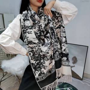 Dior圍巾 最新專櫃主打款 叢林系列羊絨圍巾 迪奧女羊絨披肩毯  llwj7063