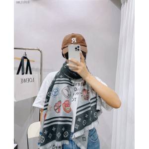 Louis Vuitton圍巾披肩 路易威登2021新款女士圍巾 LV秋冬羊絨混紡圍巾  mmj1016