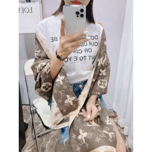 Louis Vuitton圍巾披肩 路易威登2021新款女士圍巾 LV秋冬羊絨混紡圍巾  mmj1020