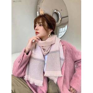 CHANEL爆款女士羊絨圍巾 香奈兒2021專櫃新款雙面披肩圍巾  mmj1180