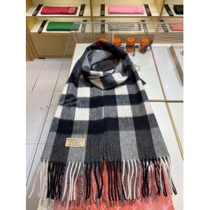Burberry經典格紋羊絨圍巾 巴寶莉2021新款情侶款圍巾  mmj1458