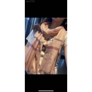 Burberry新品經典巴格羊絨圍巾 巴寶莉2021新款小格紋女士圍巾  mmj1592