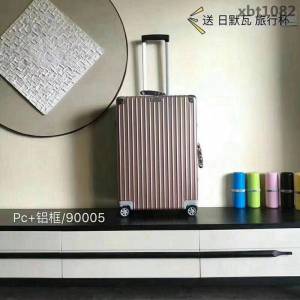 RIMOWA日默瓦 拉杆箱/拉箱 pc+鋁鎂合金 經典classic系列 明星同款 8055 限量20寸登機箱  xbt1082