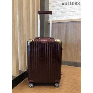 RIMOWA日默瓦 Limbo Crème 限量旅行箱系列 堅固鋁合金框架 品牌專利四輪運轉系統 高端拉杆箱  xbt1088