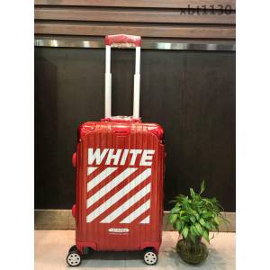 RIMOWA 世界頂級潮牌 OFF WHITE再度推出全鋁合金 跨界聯名合作款 拉杆箱  xbt1130