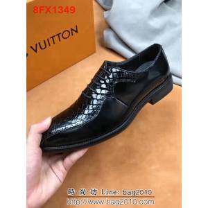 路易威登LV 手工製作 高級正裝 男士商務皮鞋 8FX1349